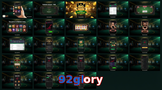 Main screen of 92Glory bet page for PK players