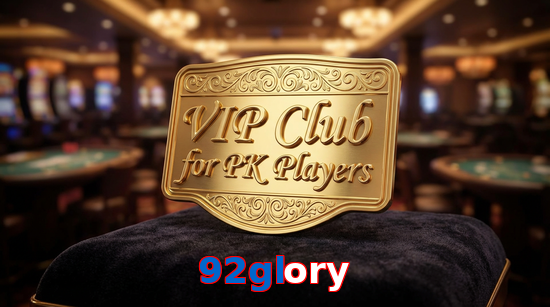 Main screen of 92Glory vip page for PK players
